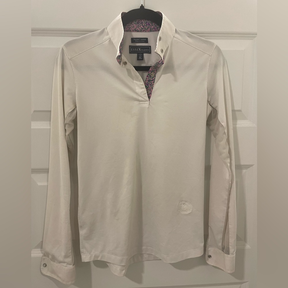 Essex Classics Girls Talent Yarn Wrap Collar Show Shirt